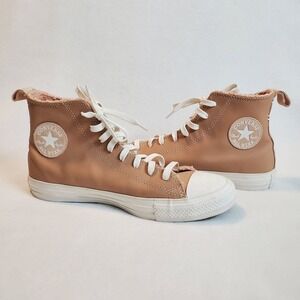 Converse Chuck Taylor Shoes Womens 9.5 Pink Perfect Is Not Perfect All-Star High